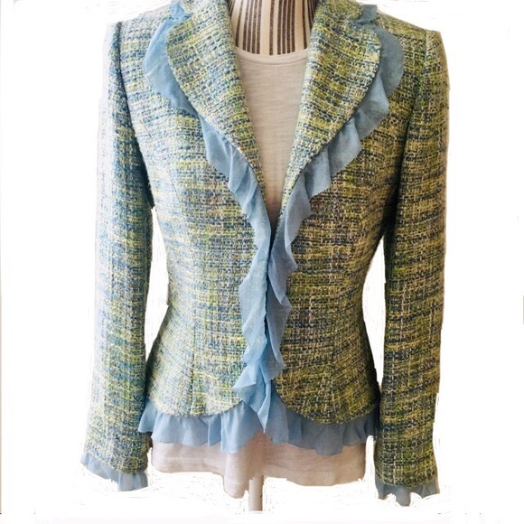 Anthracite Jackets & Blazers - Anthracite Tweed Jacket